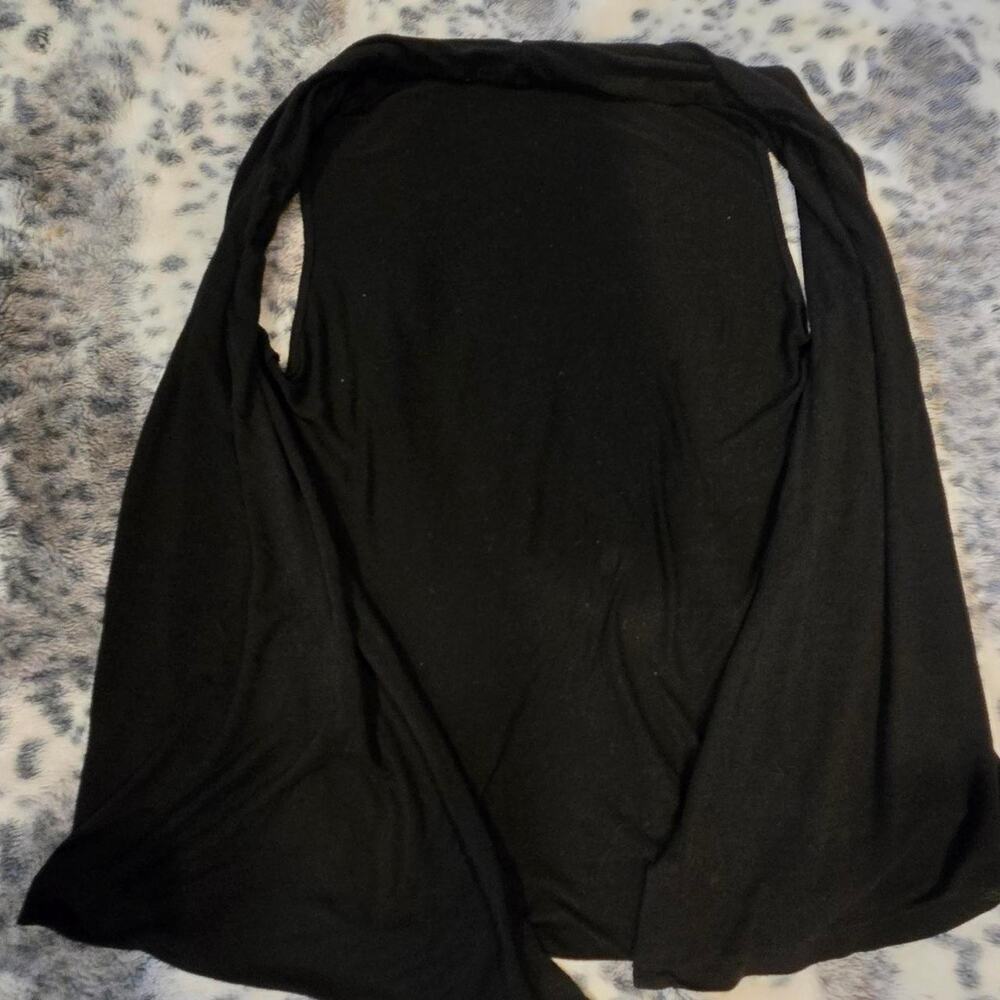 Black sleeveless cover up